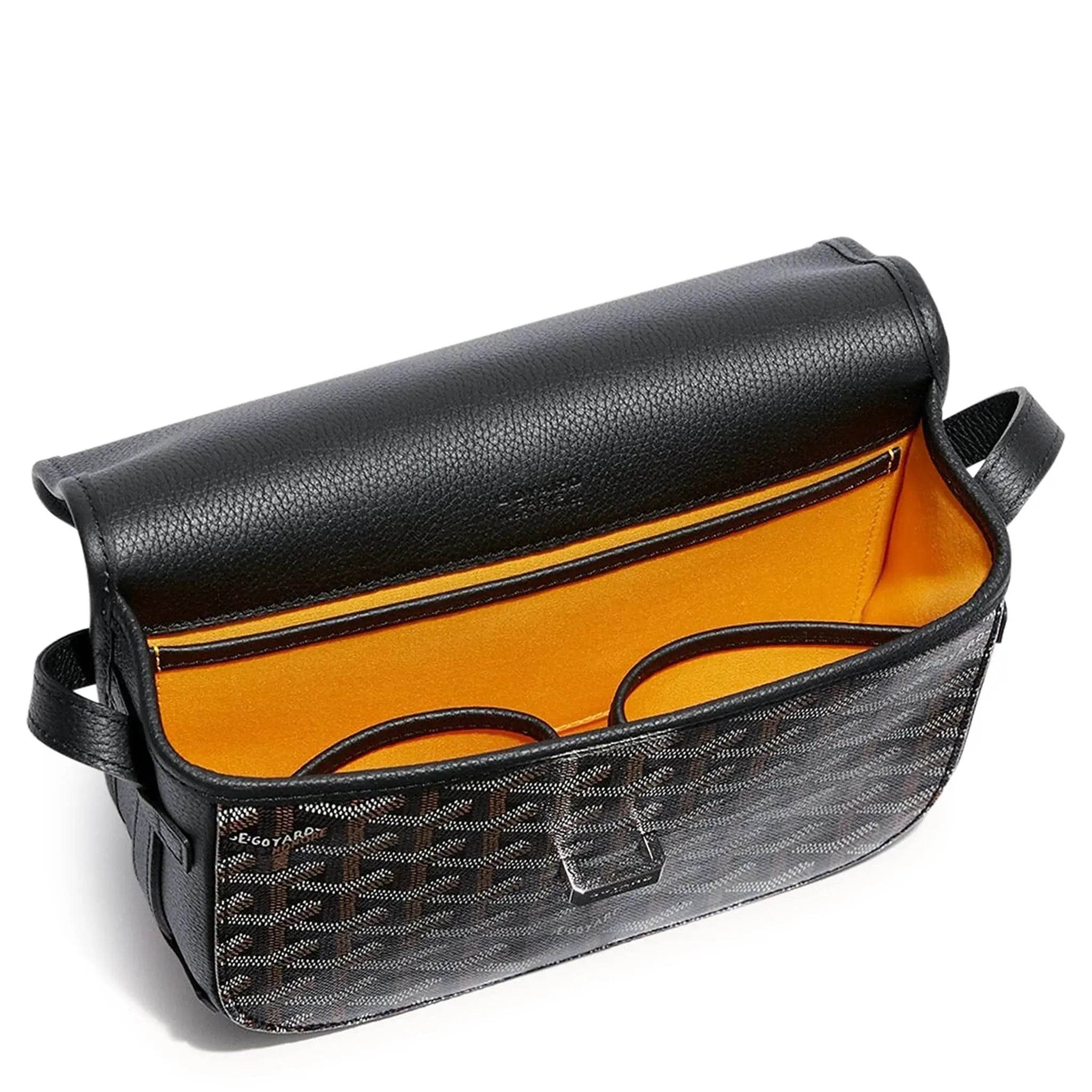 GoYard Belvedere Messenger Bag Black - Amoda