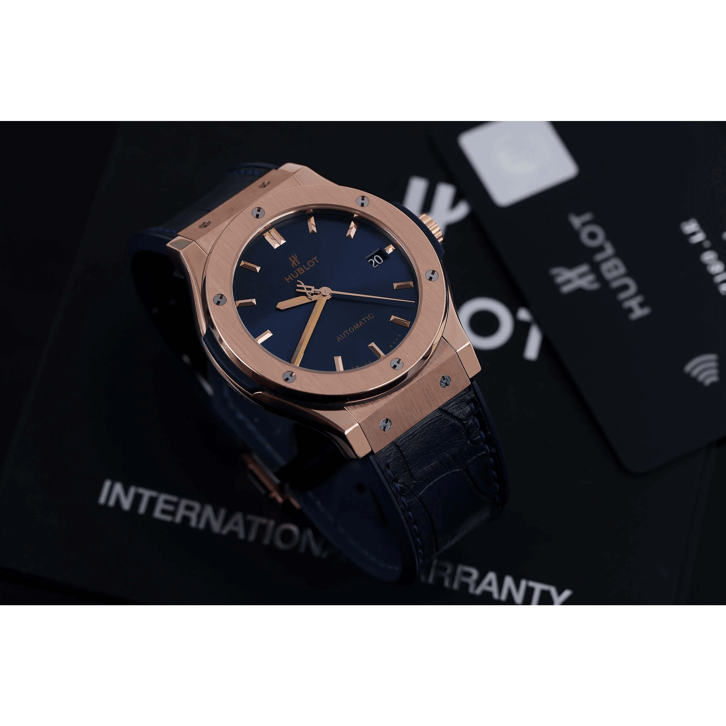 Hublot Classic Fusion Blue/Gold Chronograph Titanium 44mm - Amoda