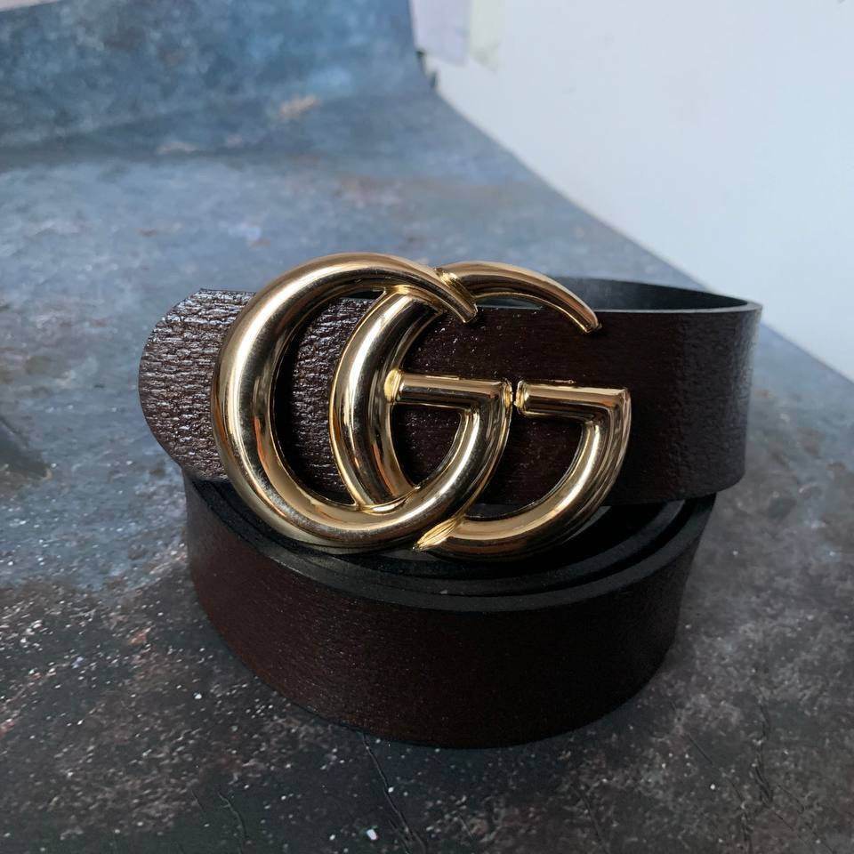GG Marmont belt in Gold & Silver - Amoda