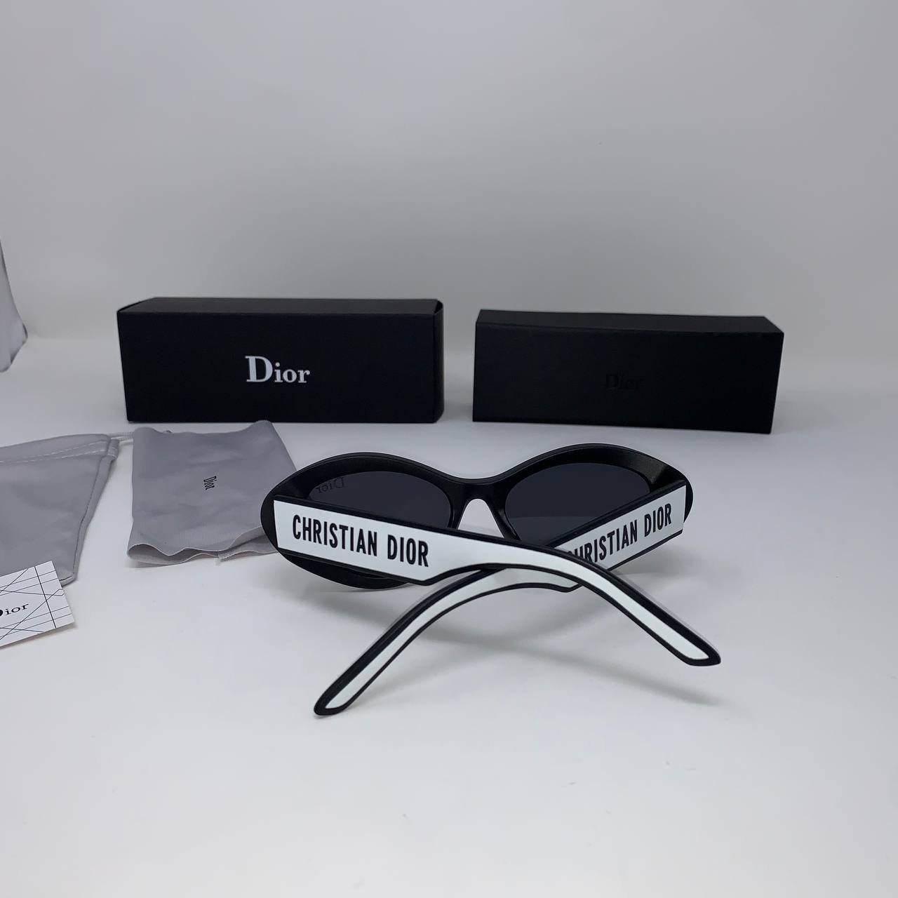 Christian Dior Pacific B1U cat eye sunglasses in Brown & Black frame - Amoda