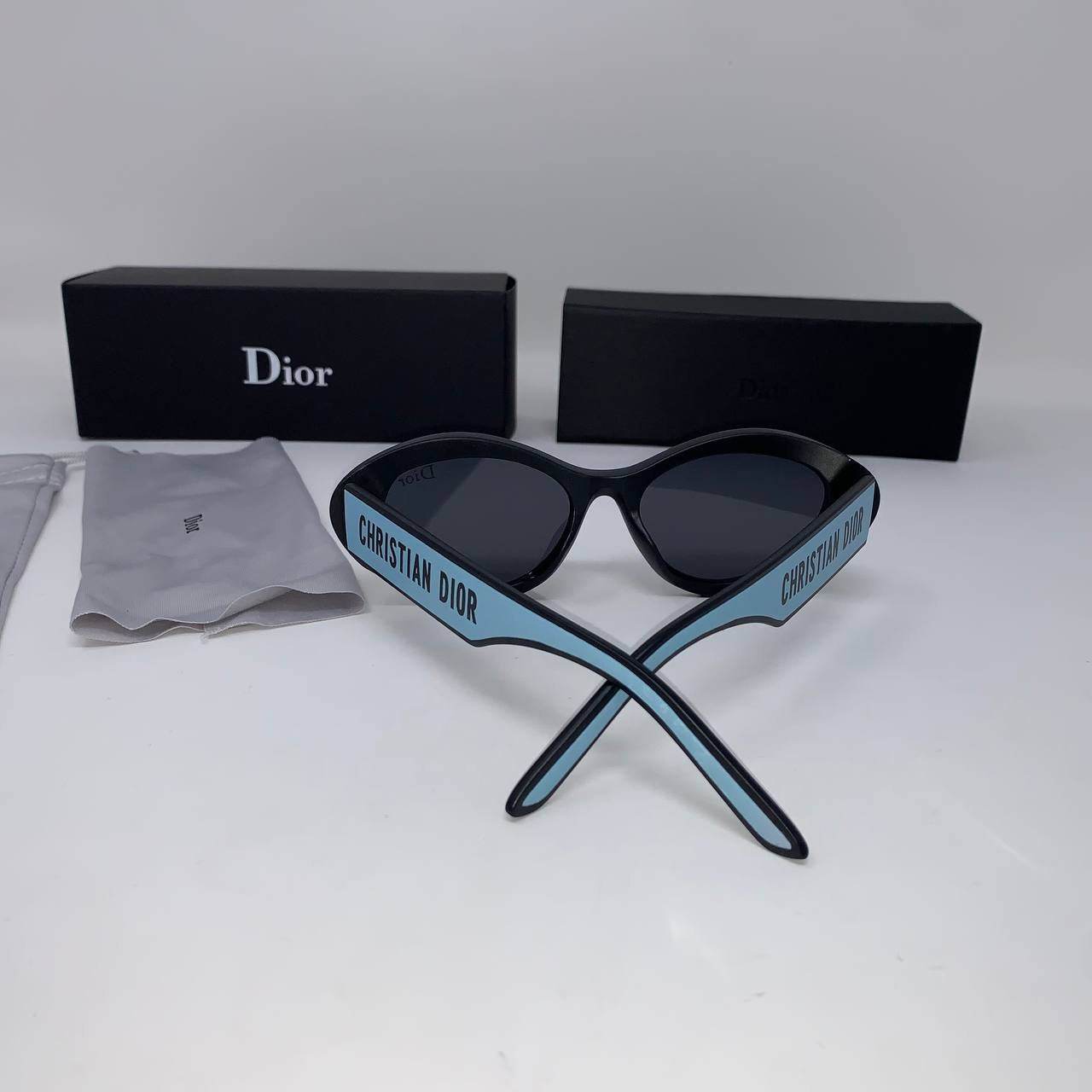 Christian Dior Pacific B1U cat eye sunglasses in Brown & Black frame - Amoda