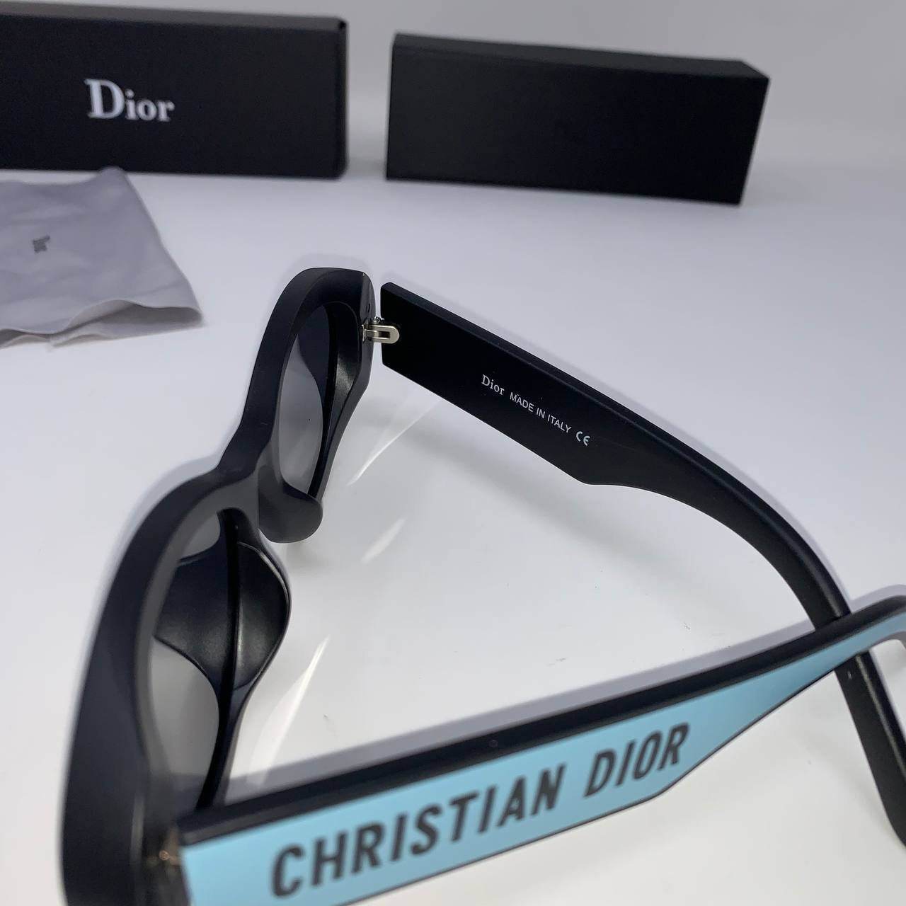 Christian Dior Pacific B1U cat eye sunglasses in Brown & Black frame - Amoda