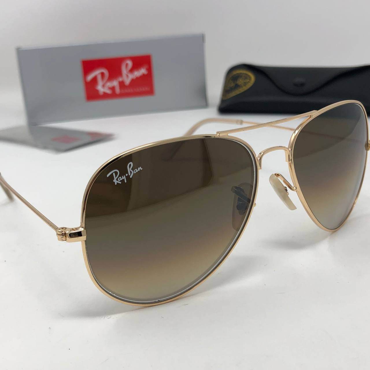 Ray Ban Aviator in Arista Gold - Amoda