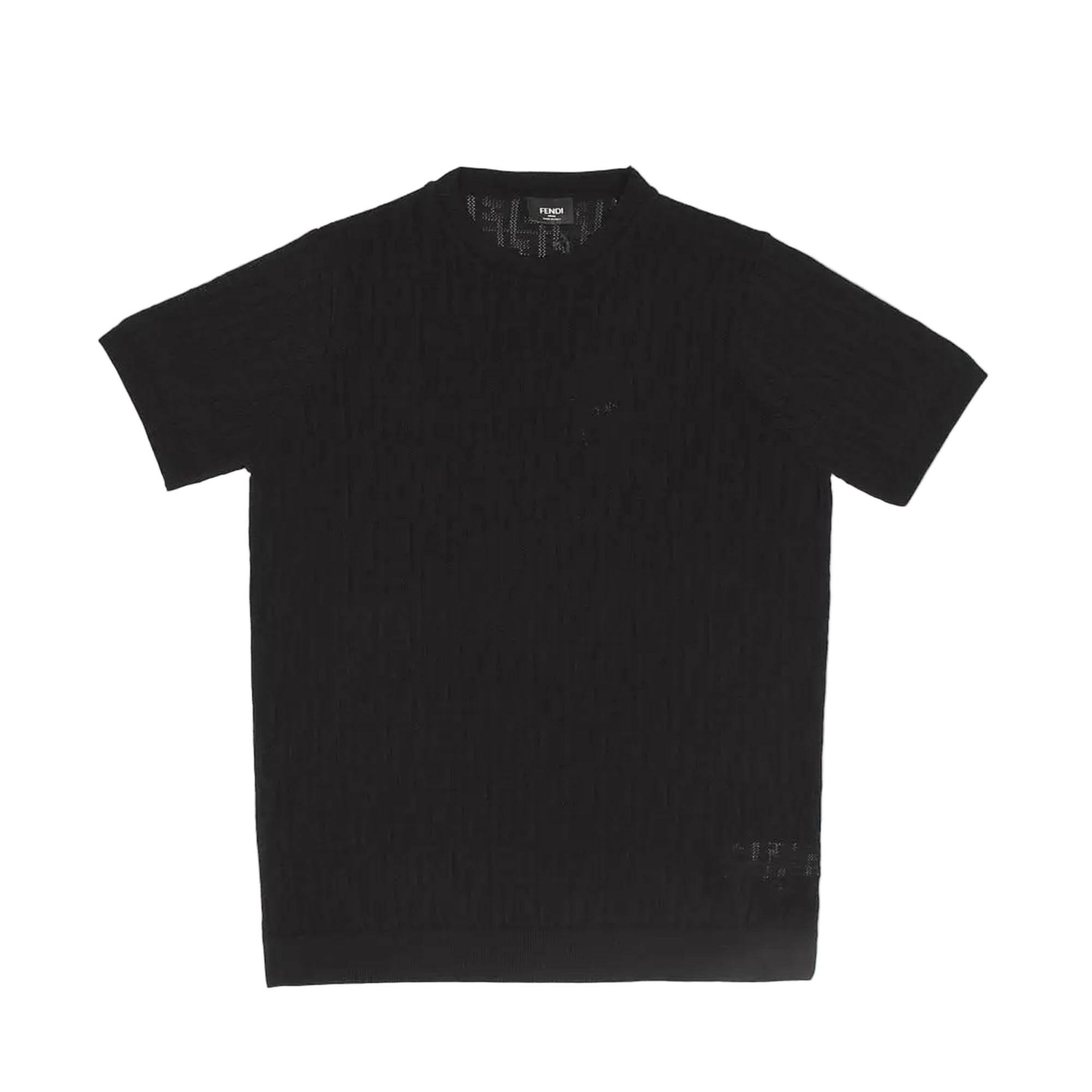 Fendi T shirt black transparent Cotton - Amoda