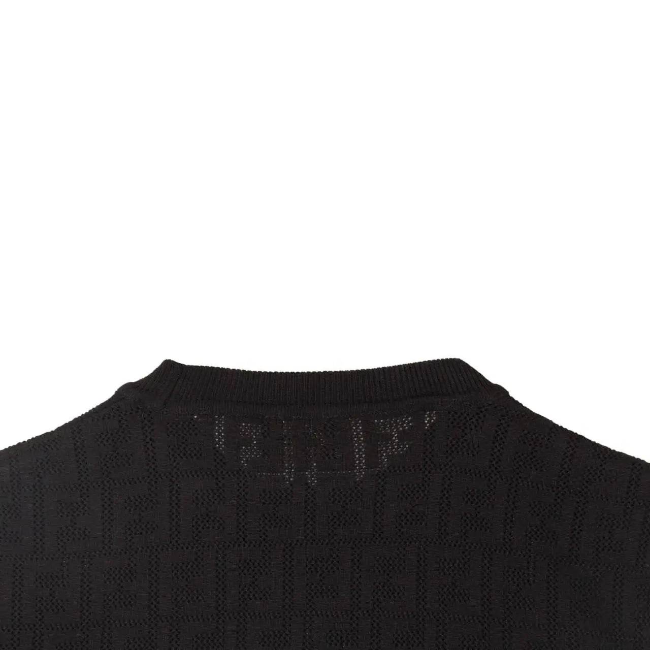 Fendi T shirt black transparent Cotton - Amoda