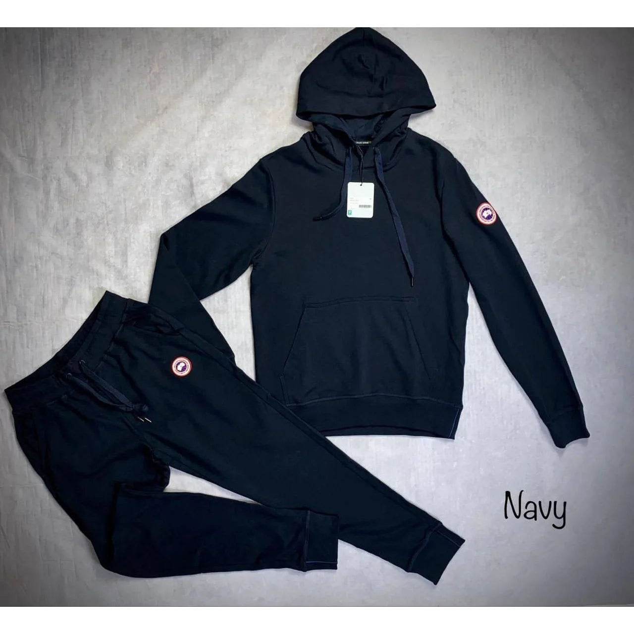 Canada Goose Heavy cotton Tracksuit in Black, Navy & Grey - Amoda