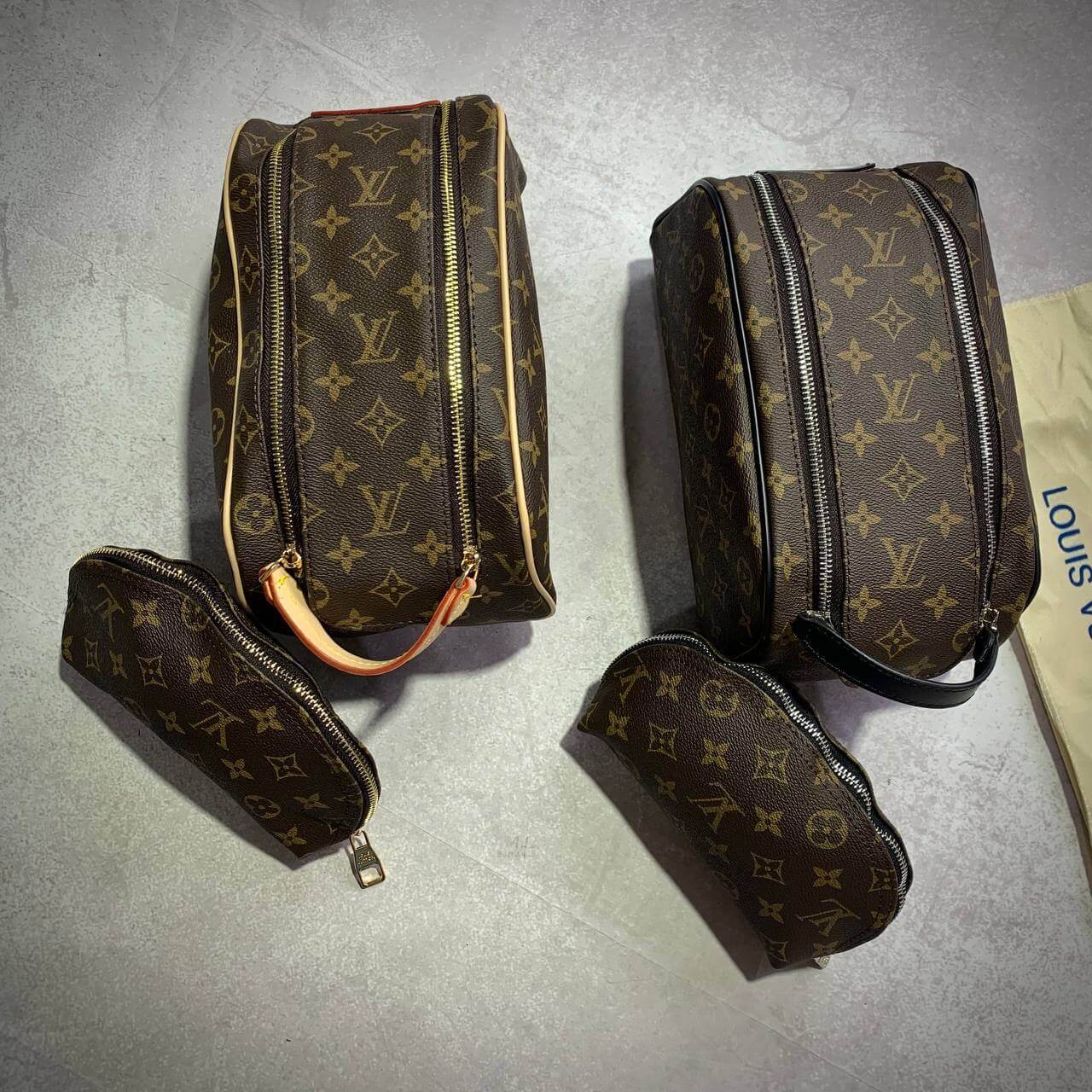 LV Dopp Kit Cloth Small Bag - Amoda