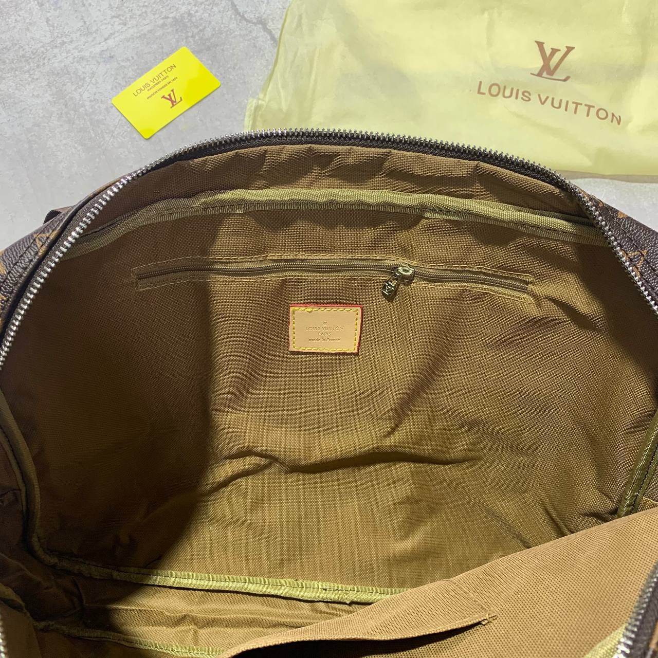 LV Porte Documents Voyage briefcase Monogram Brown and Black - Amoda