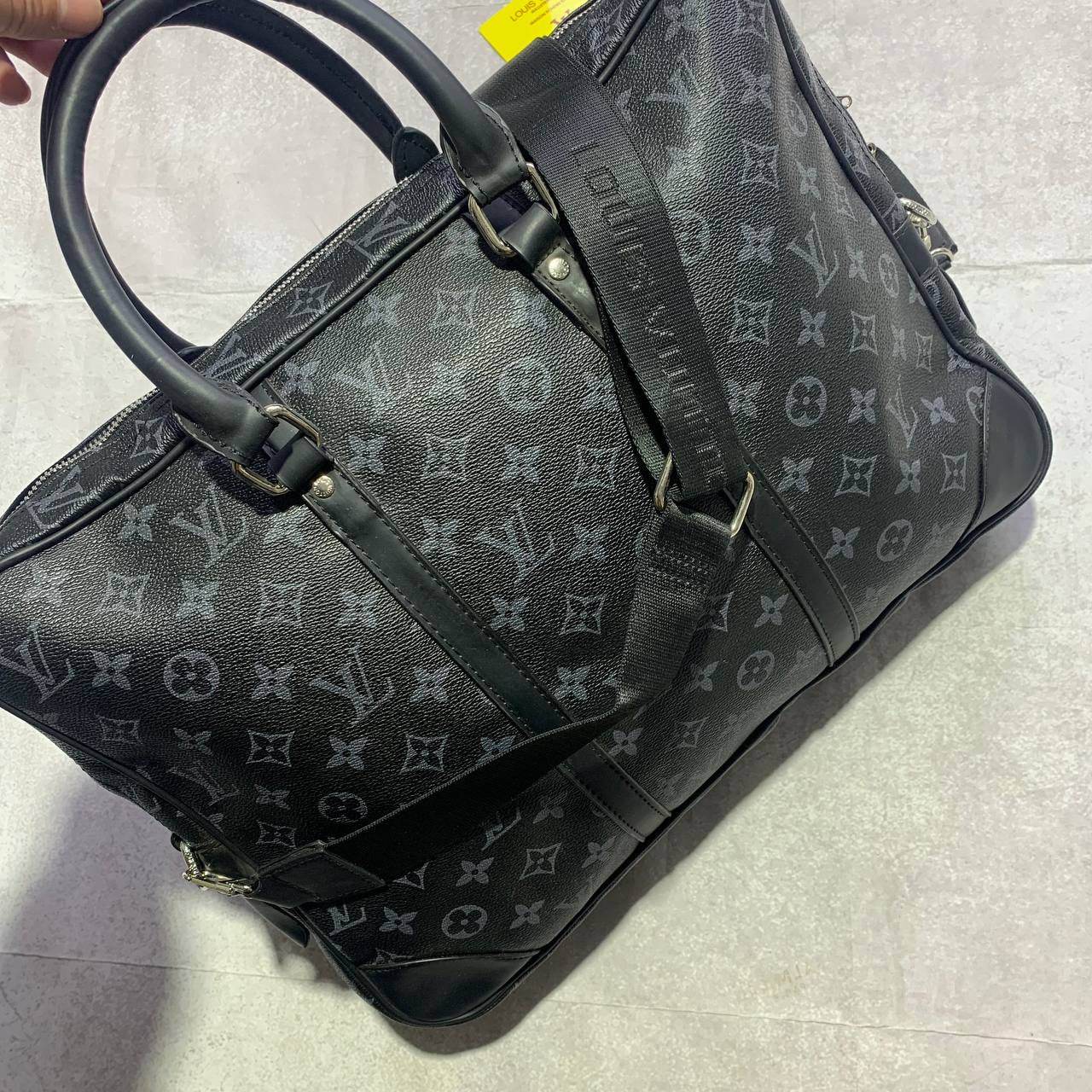 LV Porte Documents Voyage briefcase Monogram Brown and Black - Amoda