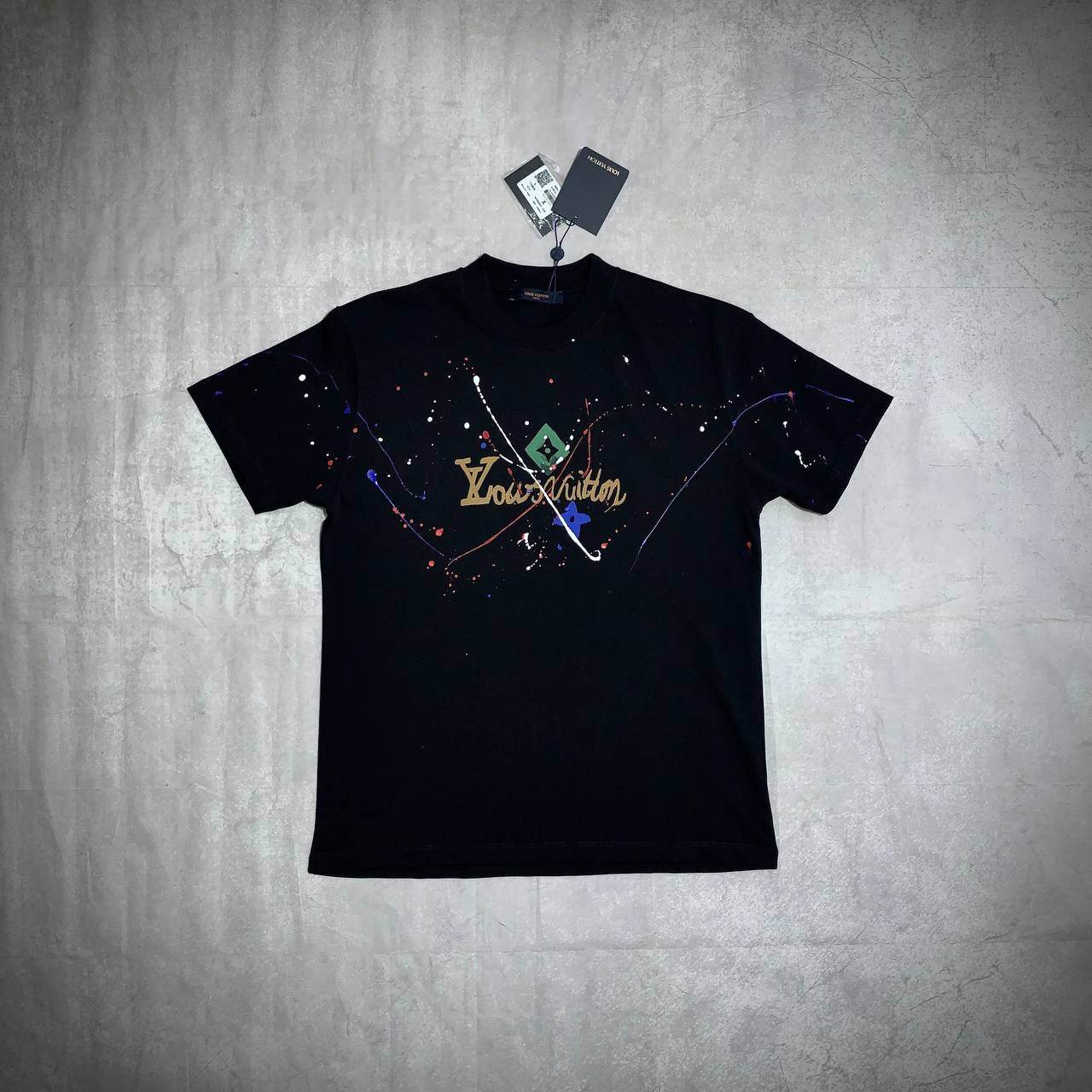 Louis Vuitton Splash pattern Heavy Cotton T shirts - Amoda