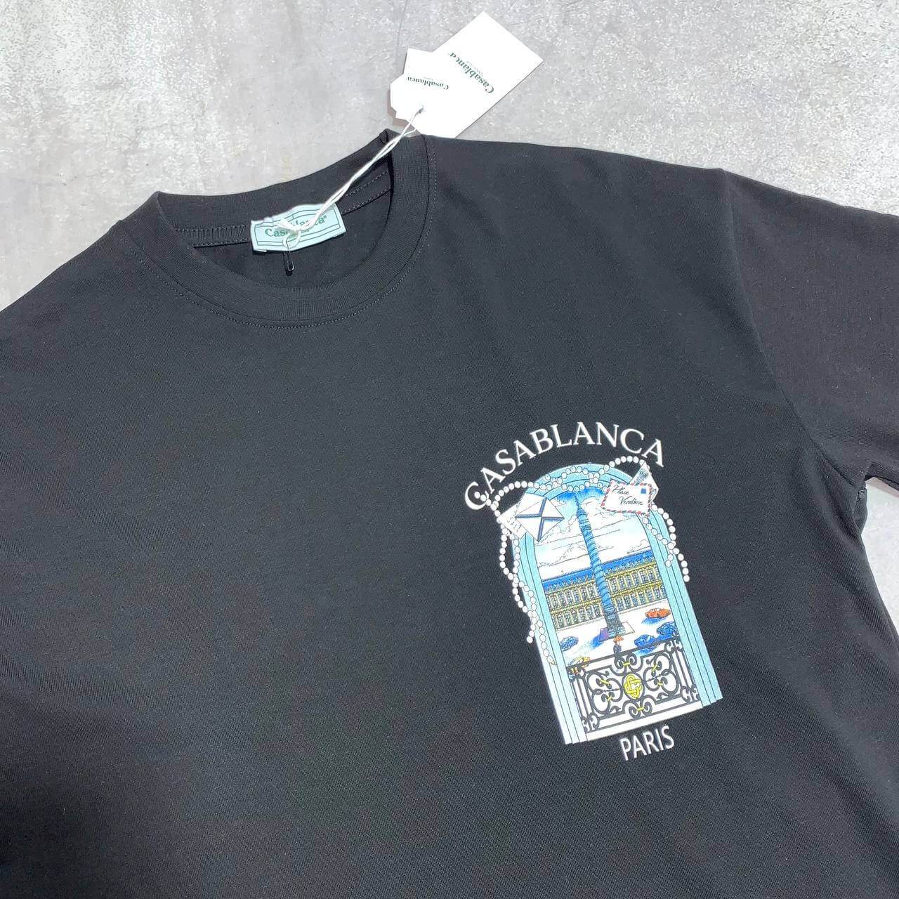 Casablanca Heavy Cotton T shirts in Black, Brown, Grey, White - Amoda