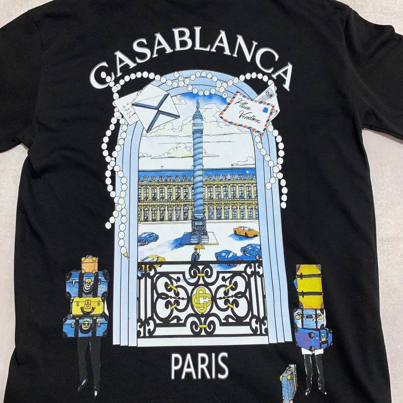 Casablanca Heavy Cotton T shirts in Black, Brown, Grey, White - Amoda