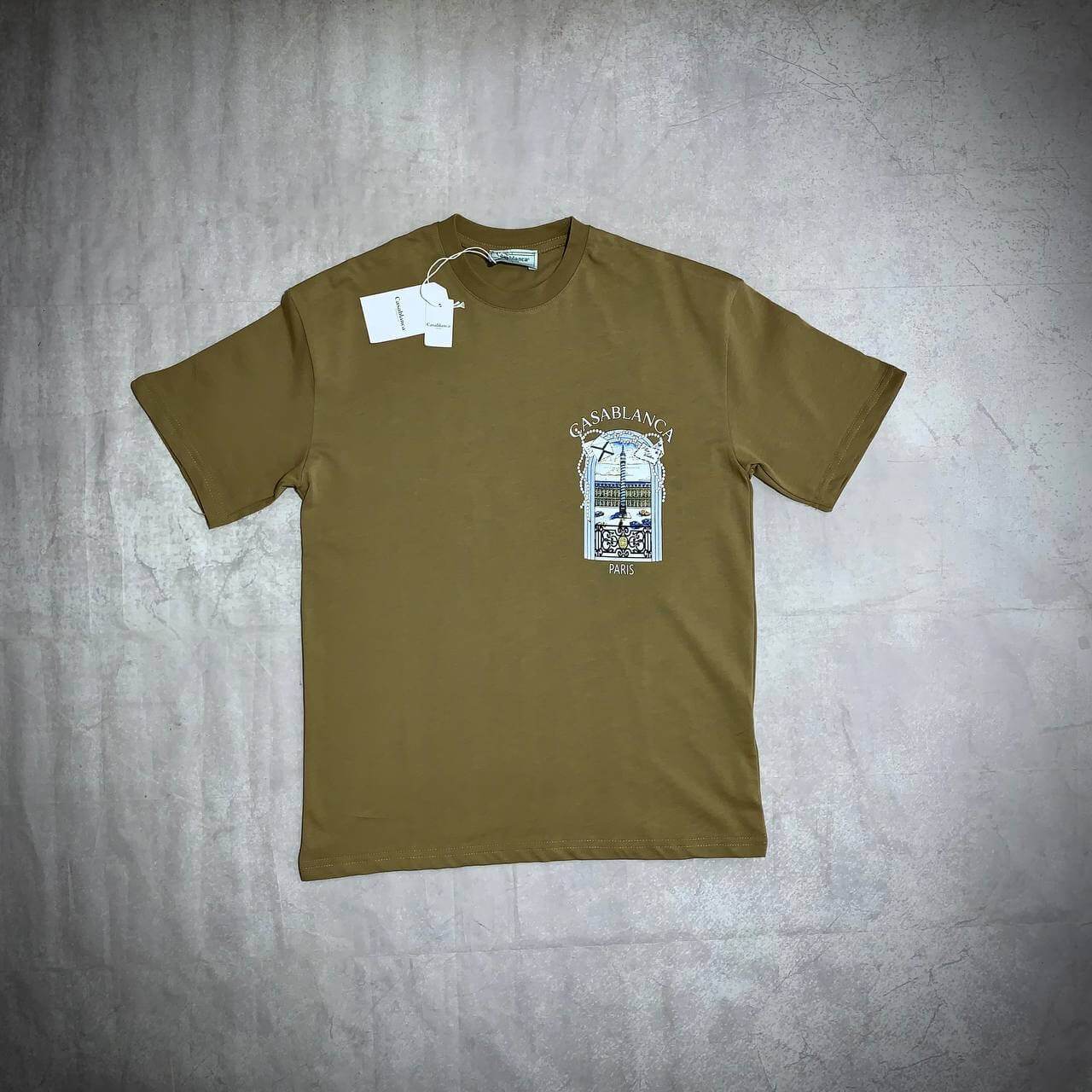 Casablanca Heavy Cotton T shirts in Black, Brown, Grey, White - Amoda
