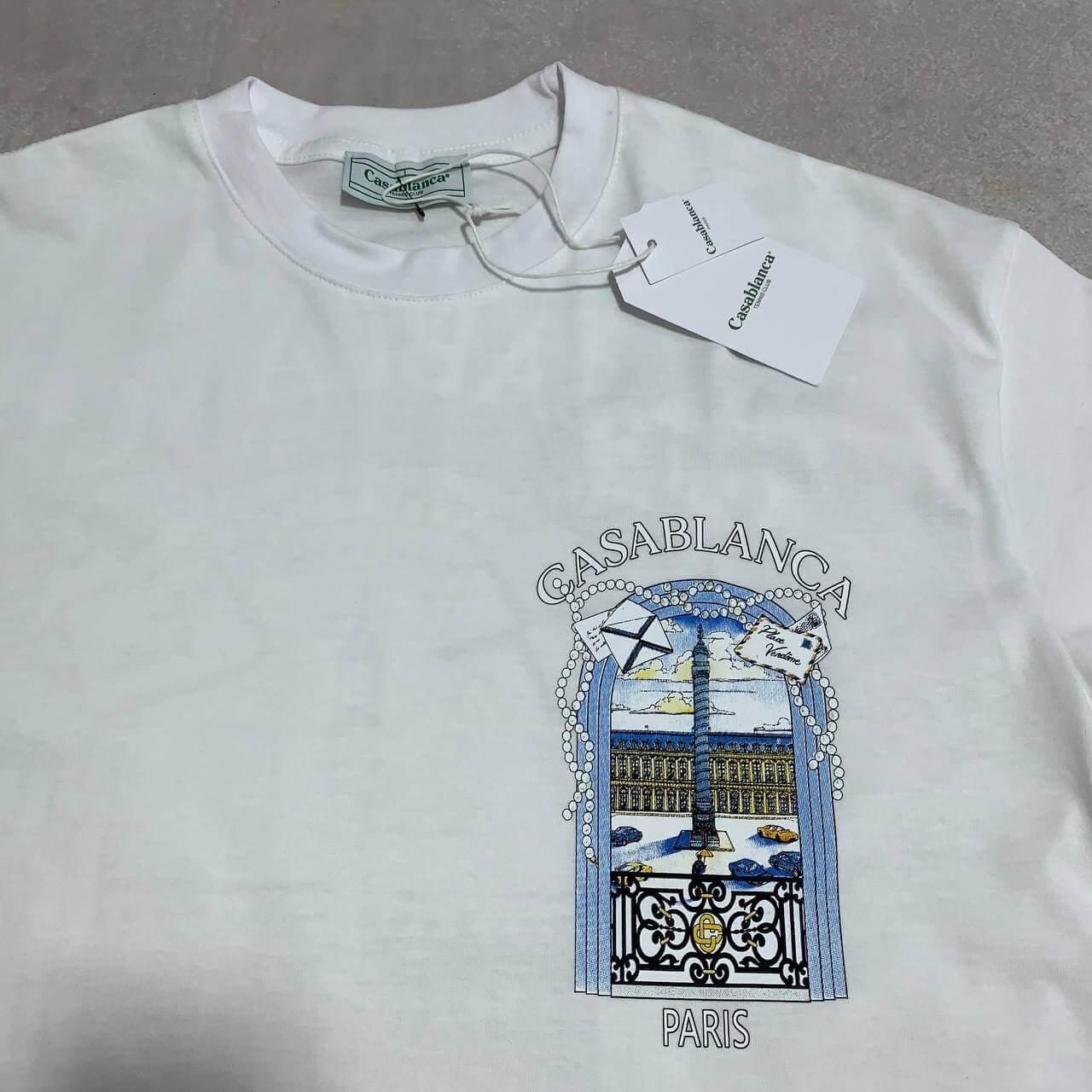 Casablanca Heavy Cotton T shirts in Black, Brown, Grey, White - Amoda
