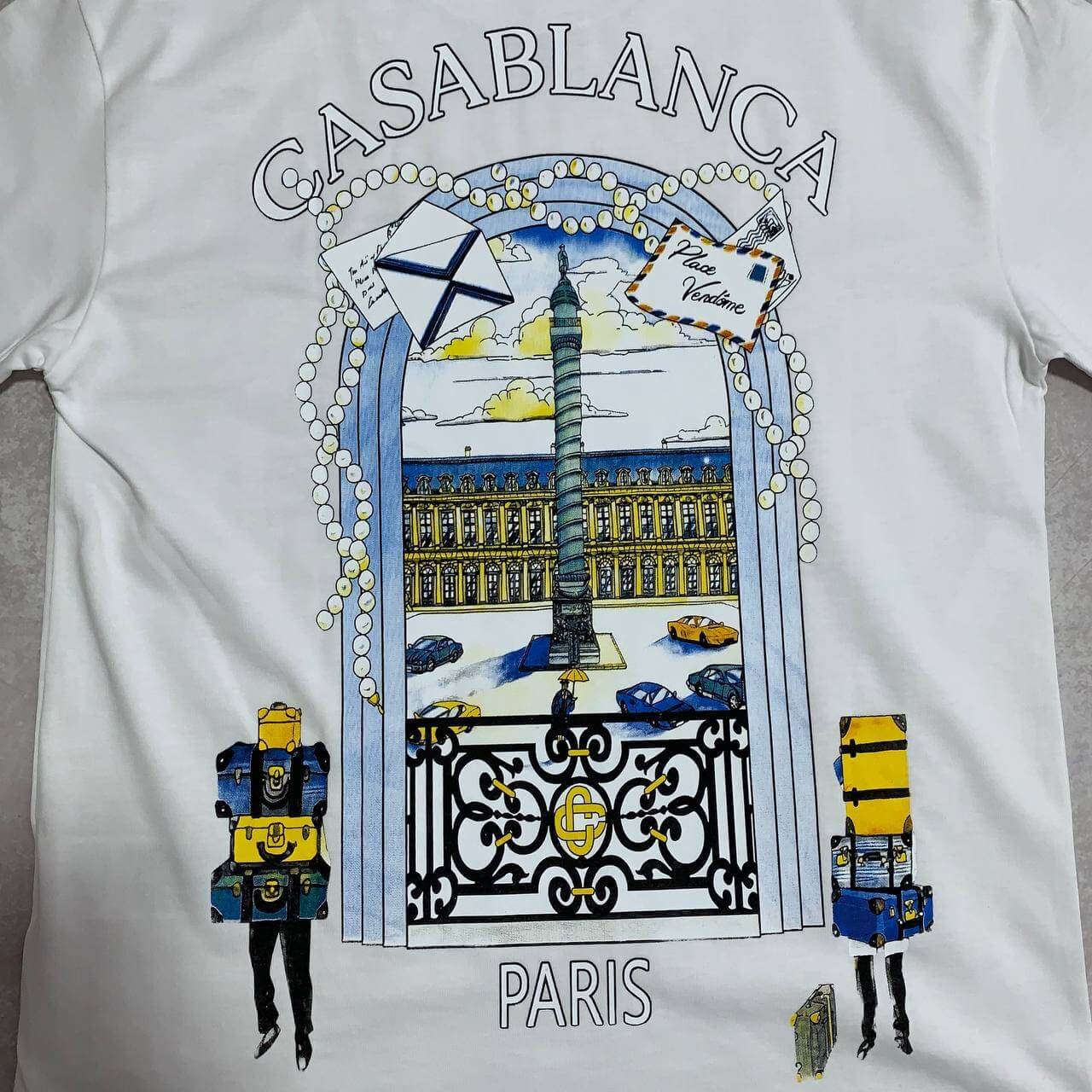 Casablanca Heavy Cotton T shirts in Black, Brown, Grey, White - Amoda
