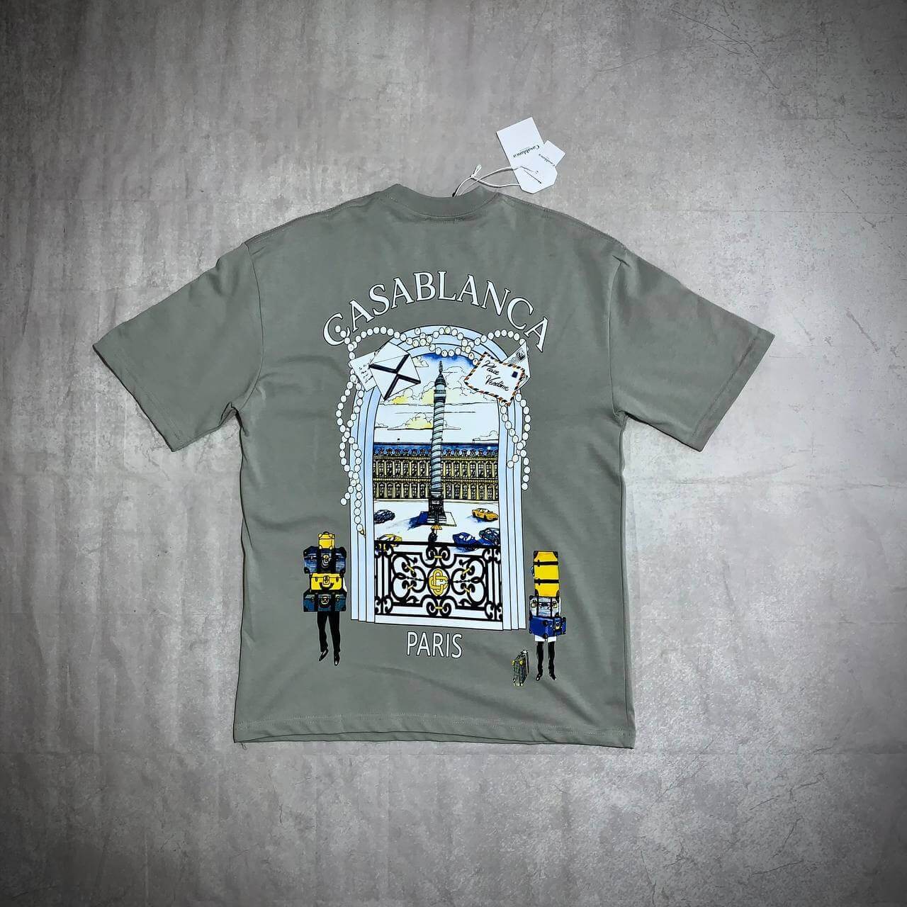 Casablanca Heavy Cotton T shirts in Black, Brown, Grey, White - Amoda