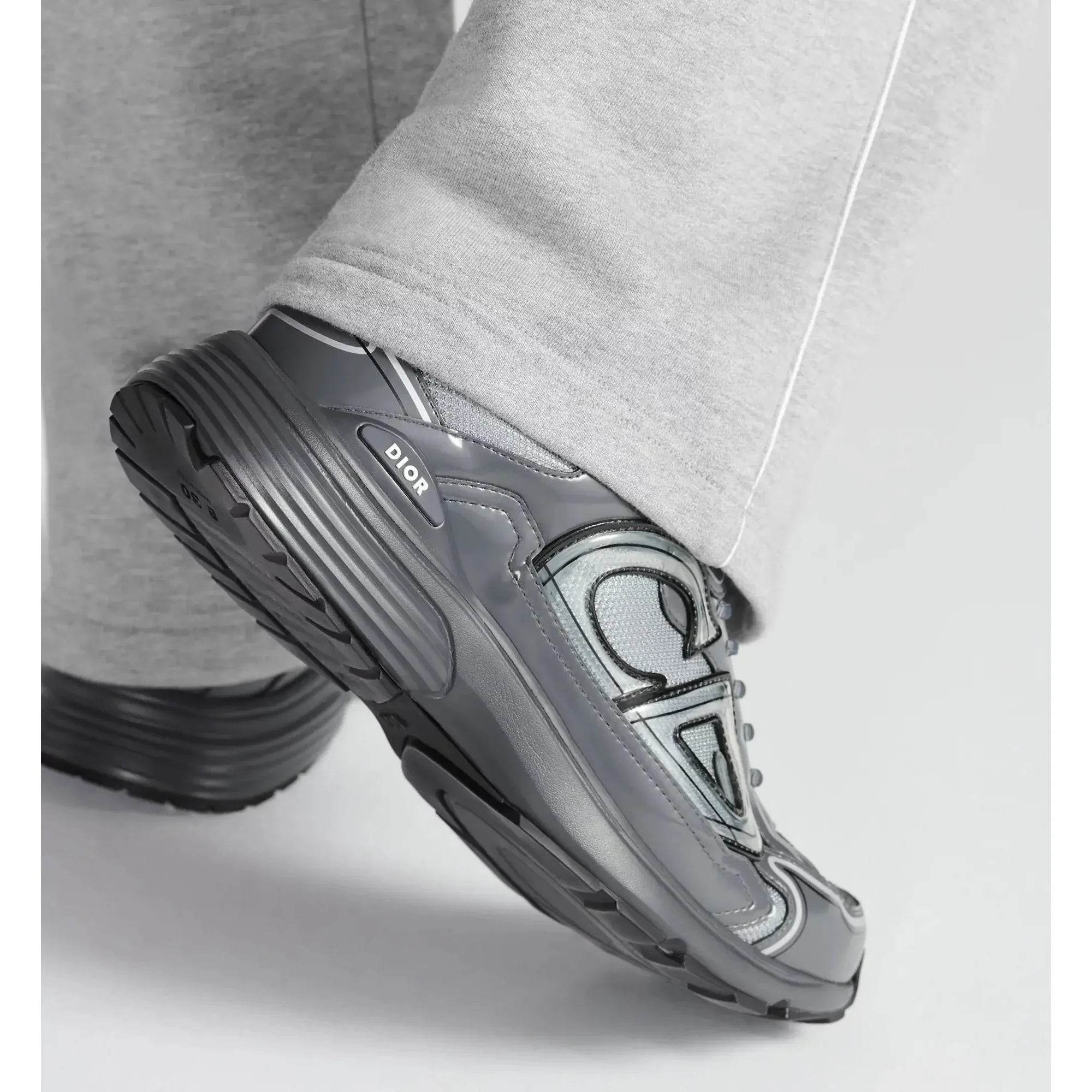 CD B30 Grey/Black Reflective Sneakers - Amoda