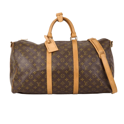 LV Keepall Bandoulière 50 Luxury Monogram other Canvas Bag - Amoda