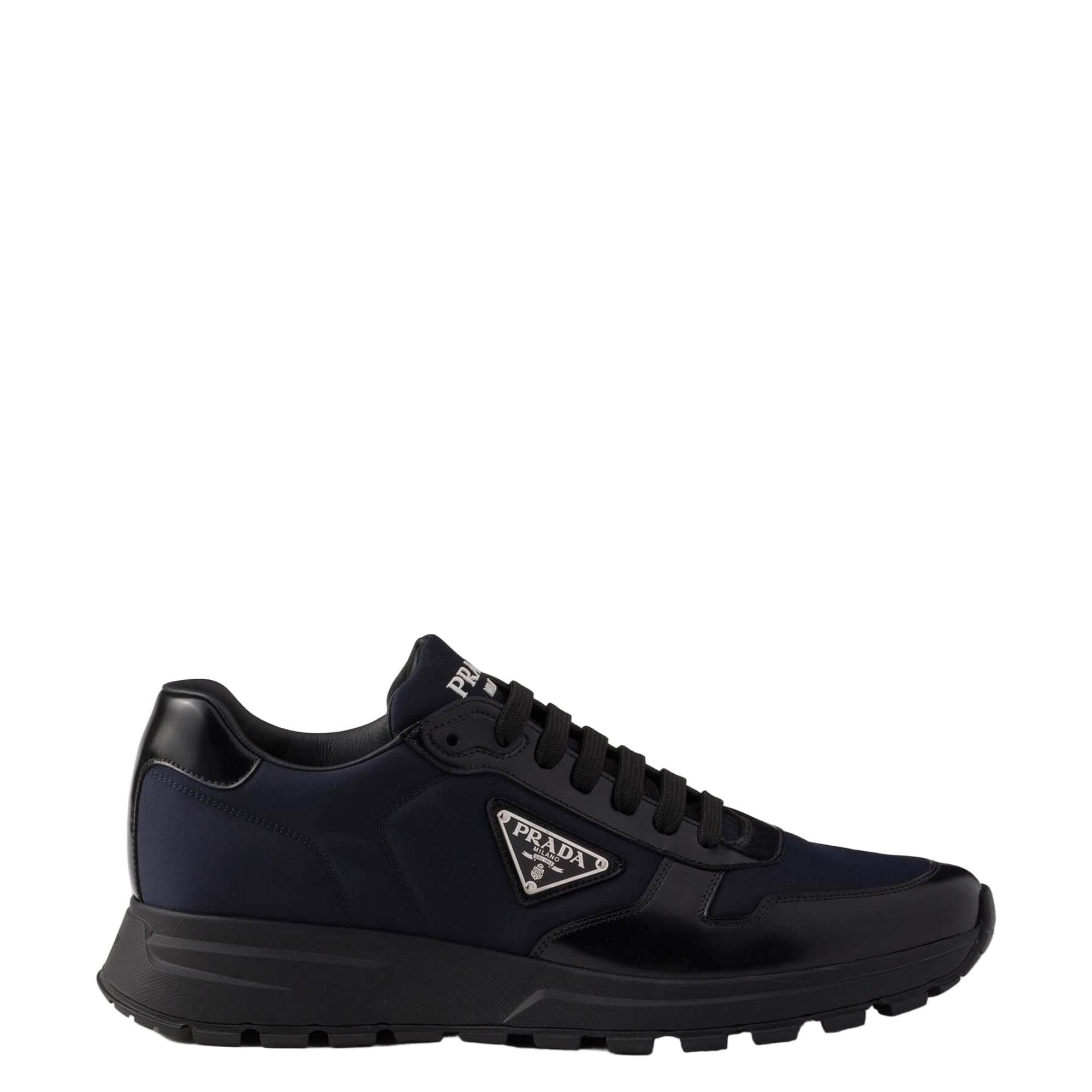 Prada Prax 01 Re Nylon Brushed Leather Navy - Amoda