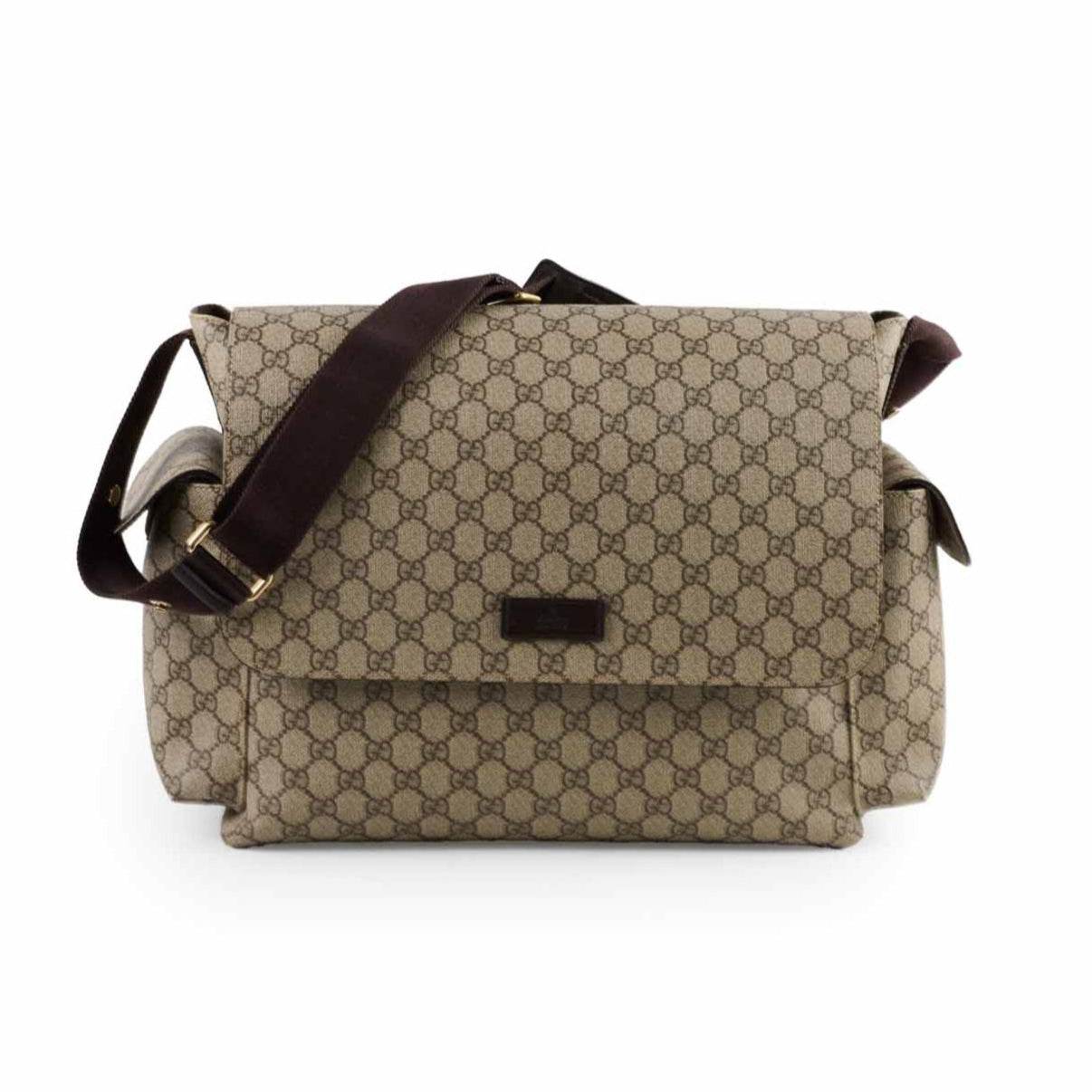 Gucci Messenger Supreme Large Canvas Monogram Bag - Amoda