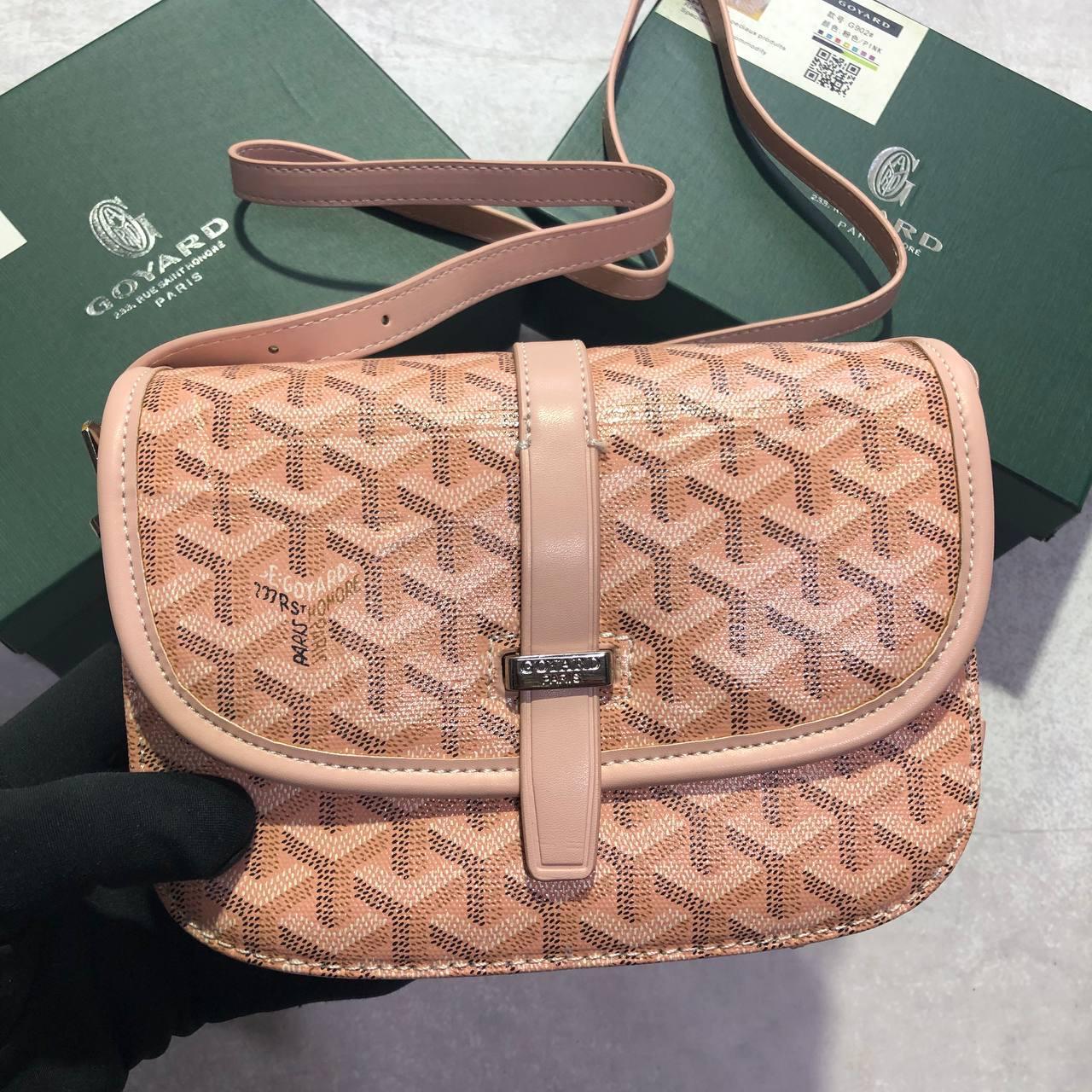 GoYard Belvedere Messenger Bag Rose
