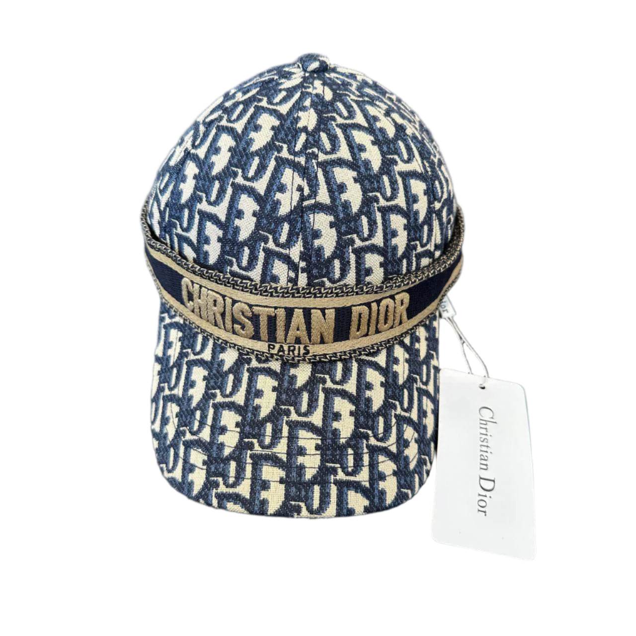 Dior oblique D-Player cap Blue Stonewashed Denim - Amoda