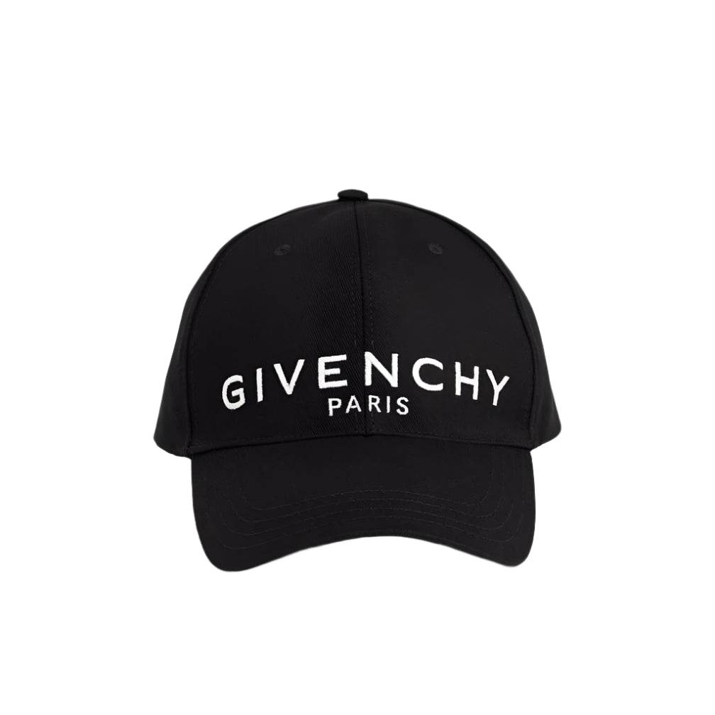 Givenchy All black baseball cap with givenchy Paris embroidered - Amoda