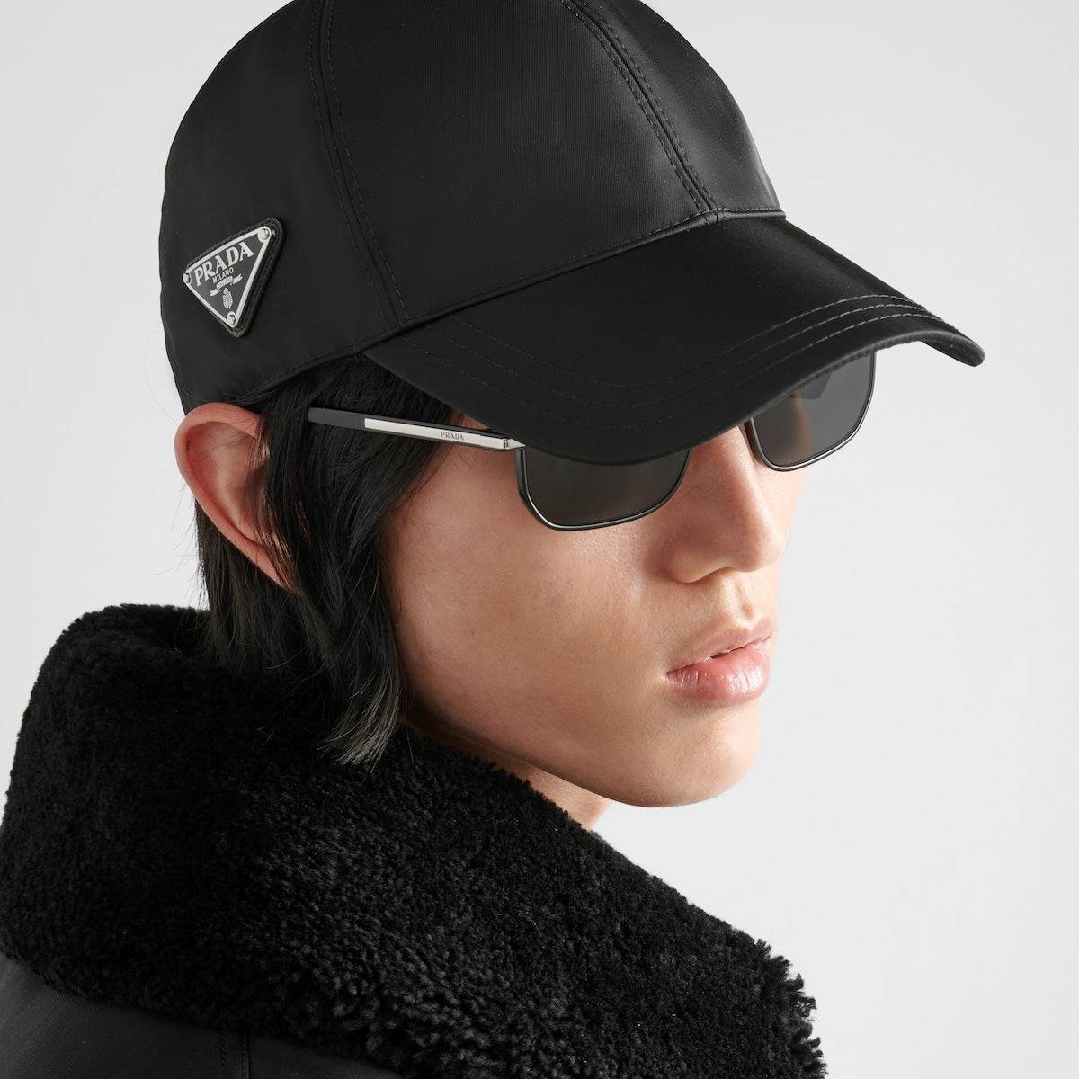 Prada Re-Nylon baseball cap - Amoda