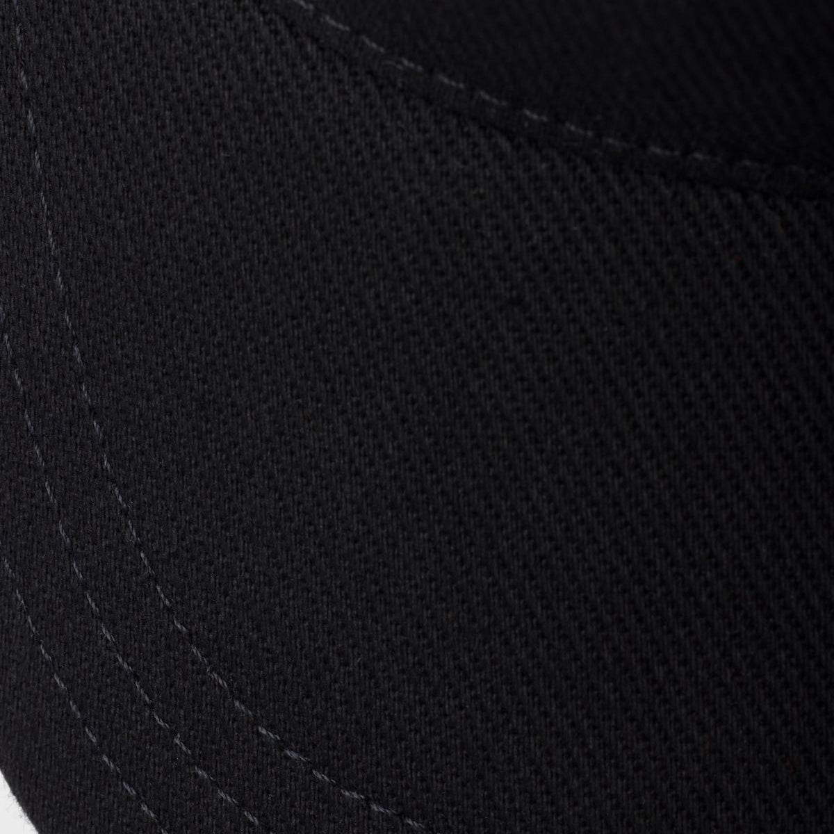 Prada cotton drill all black baseball cap - Amoda