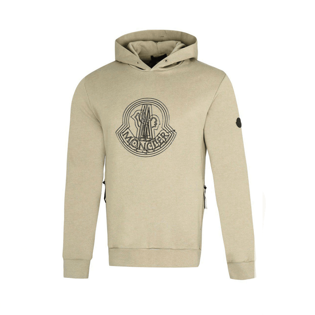 Moncler Large logo Hoodie Olive - Amoda