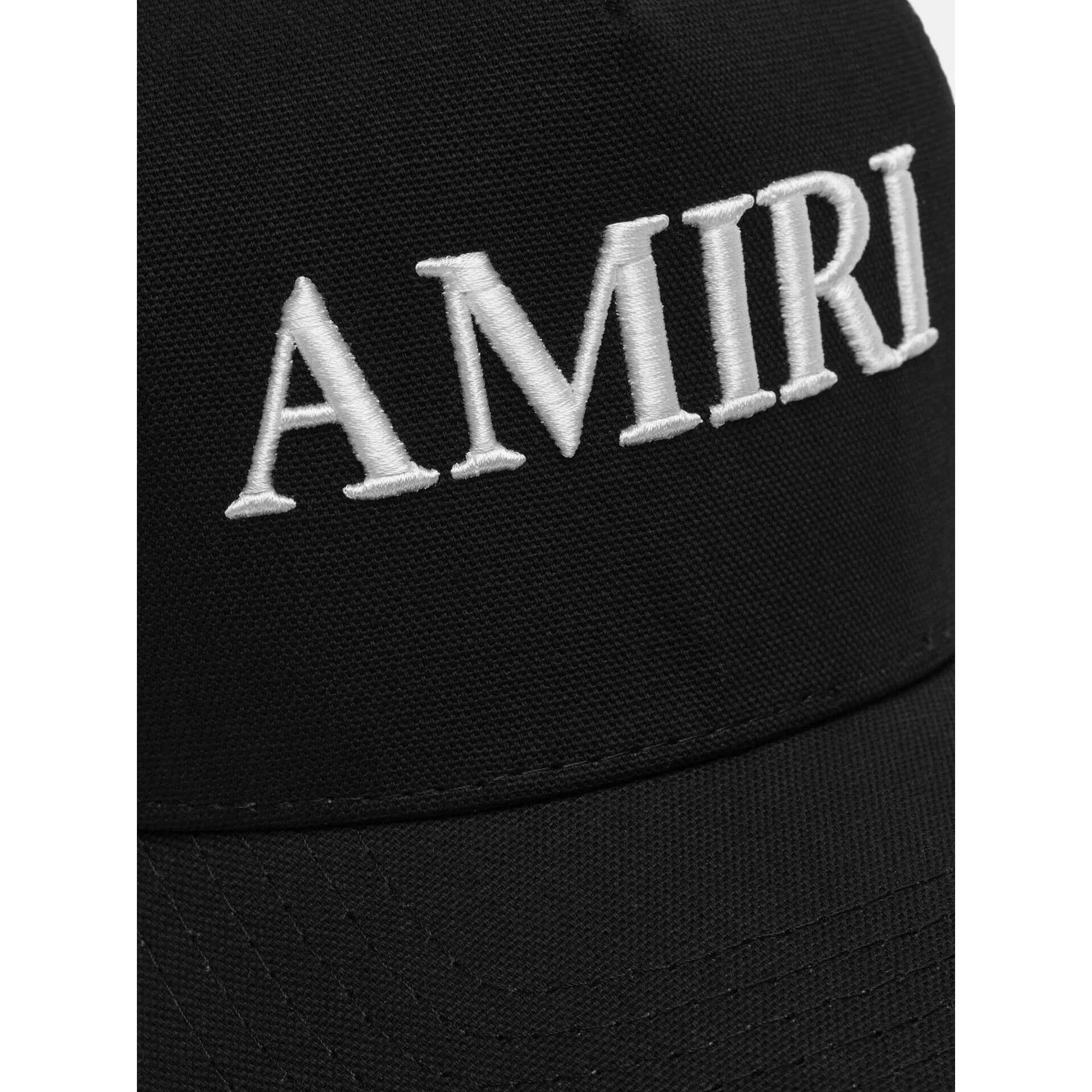 Amiri black Core Logo Trucker Cap - Amoda