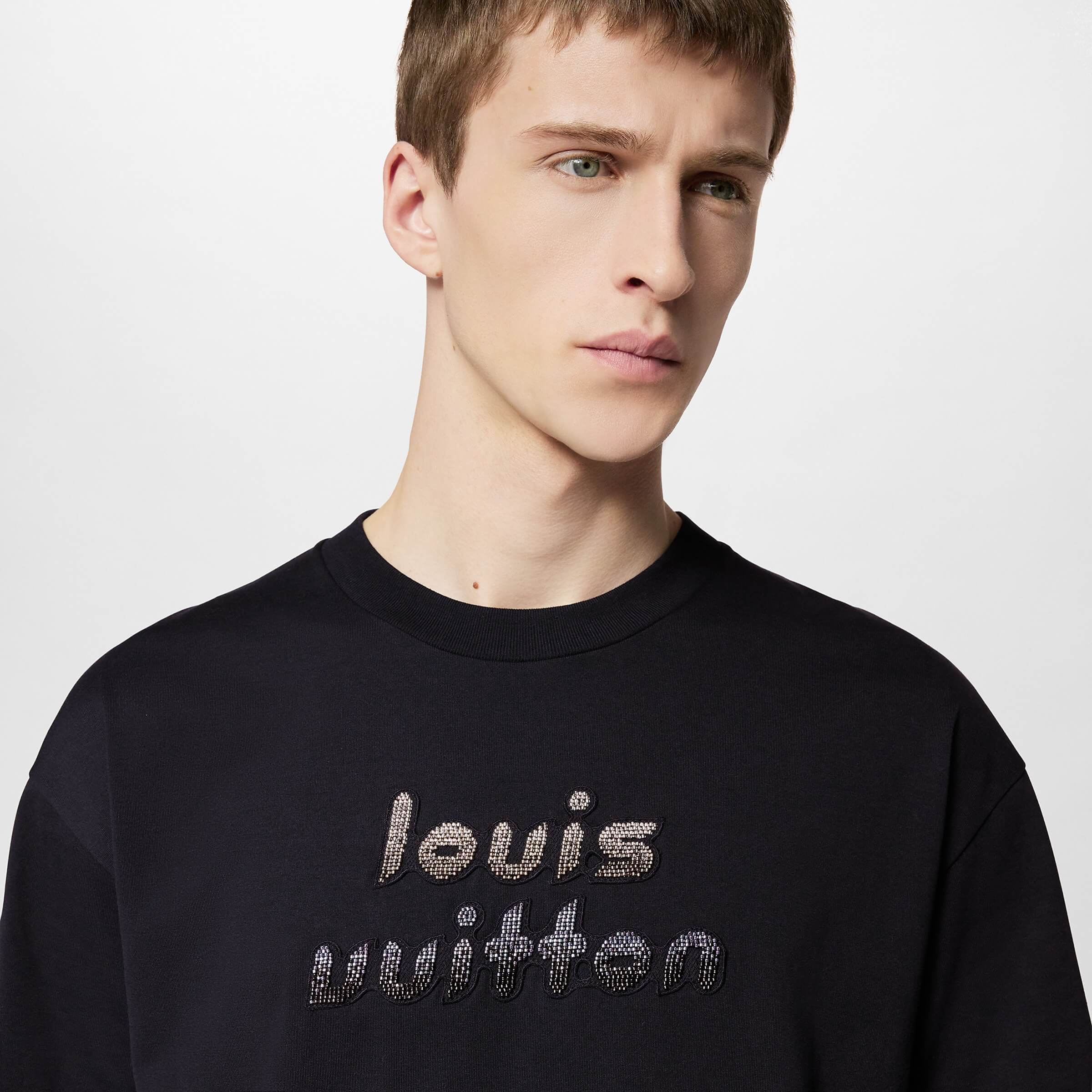 LV white & black cotton T shirts - Amoda
