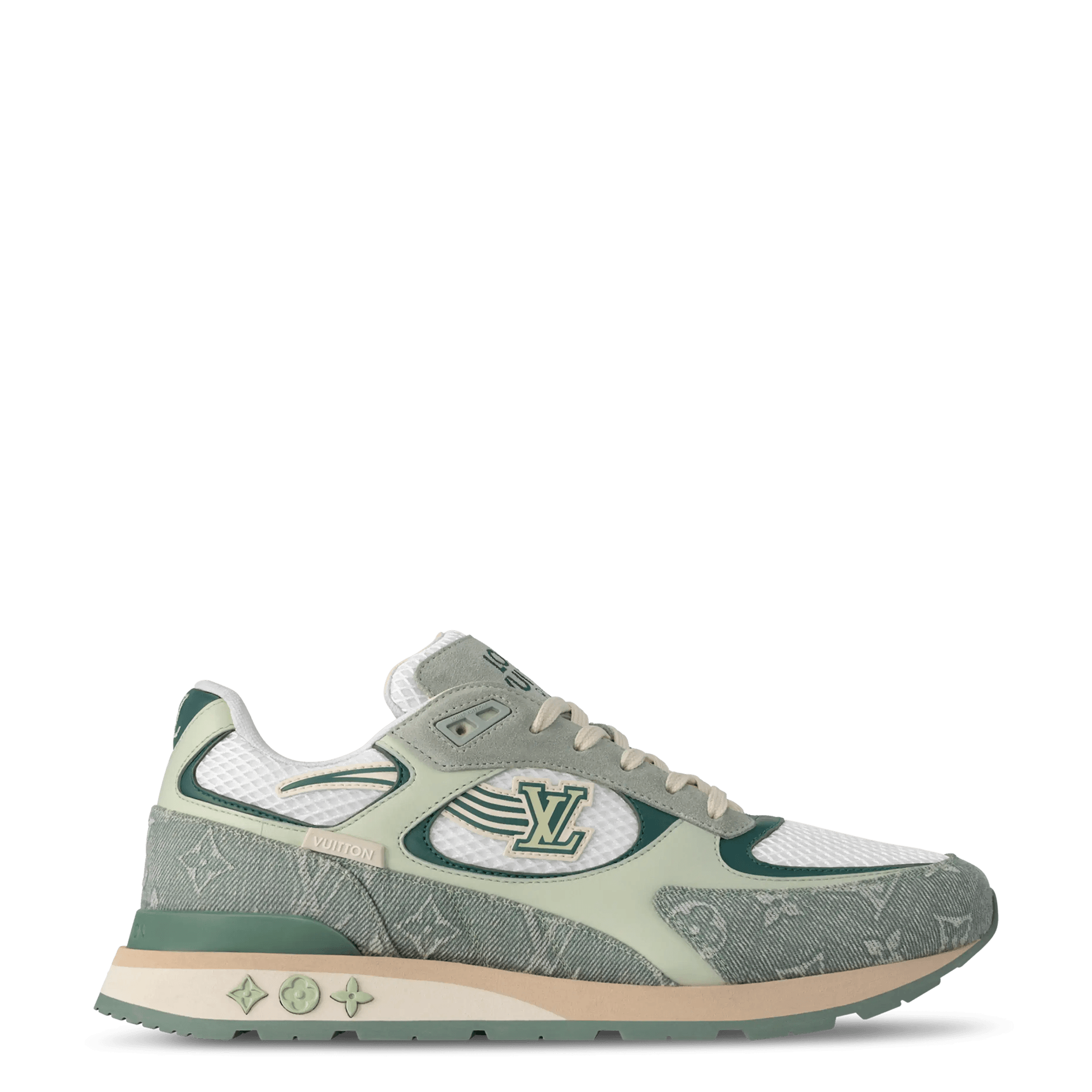 LV runaway trainers Denim Green - Amoda
