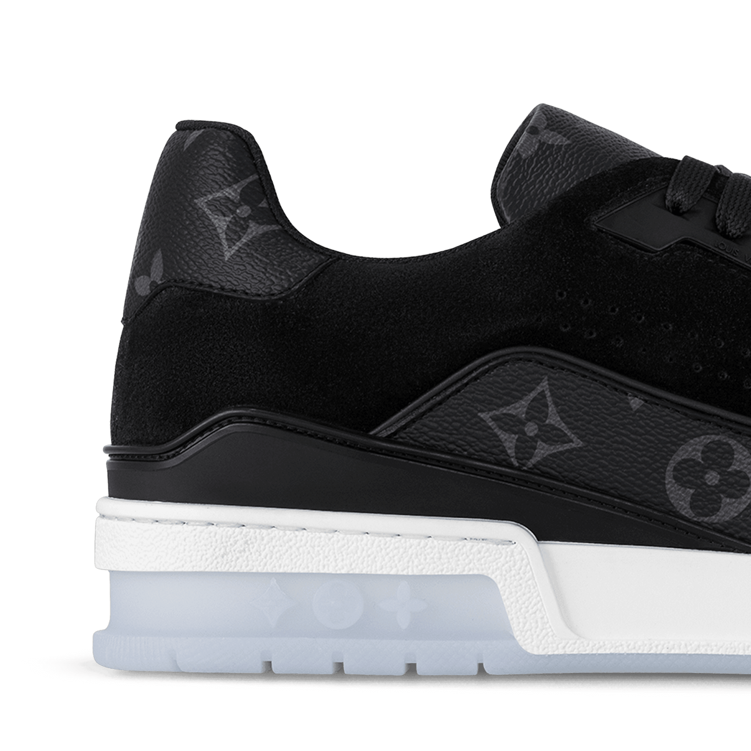 LV Monogram Black Sneakers - Amoda