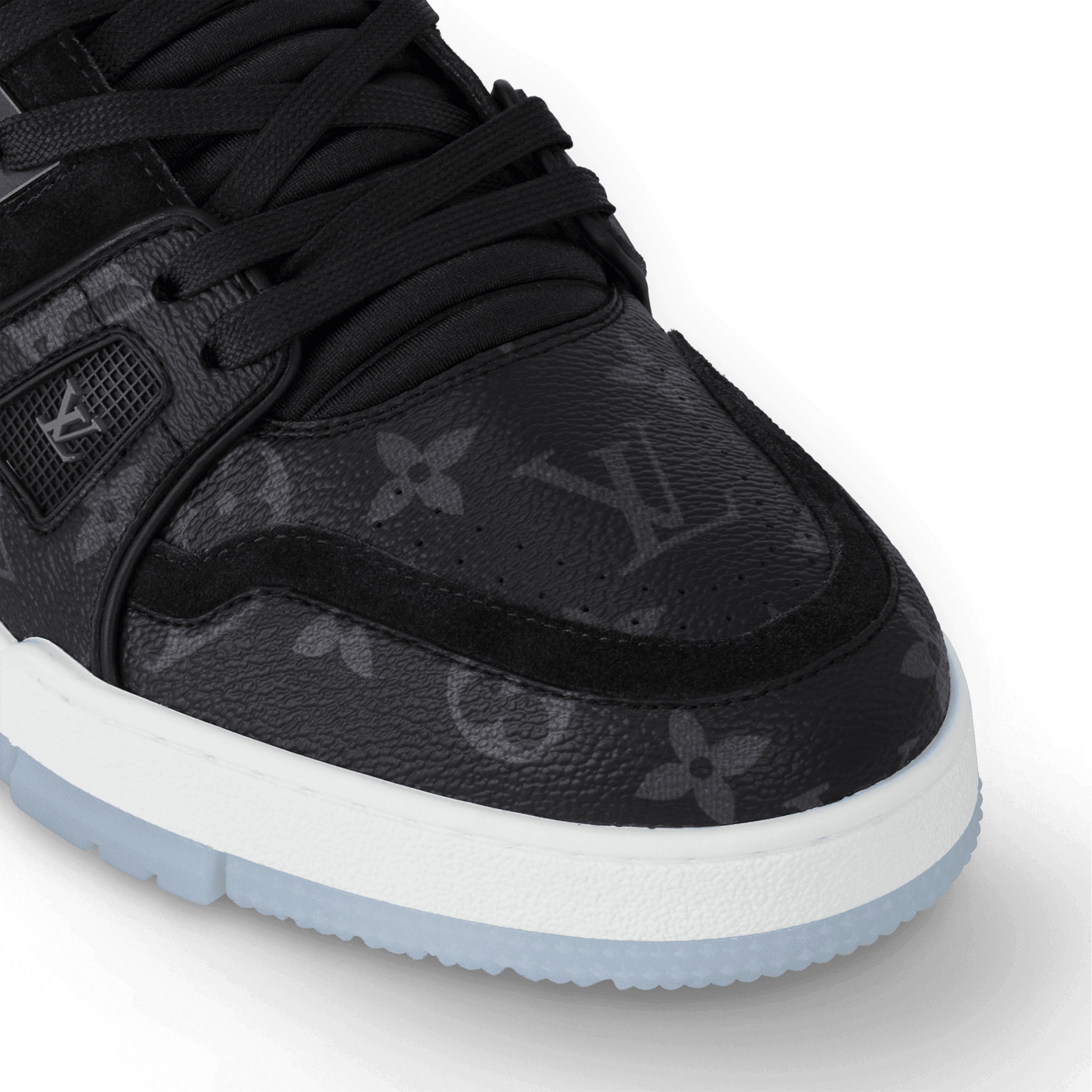 LV Monogram Black Sneakers - Amoda