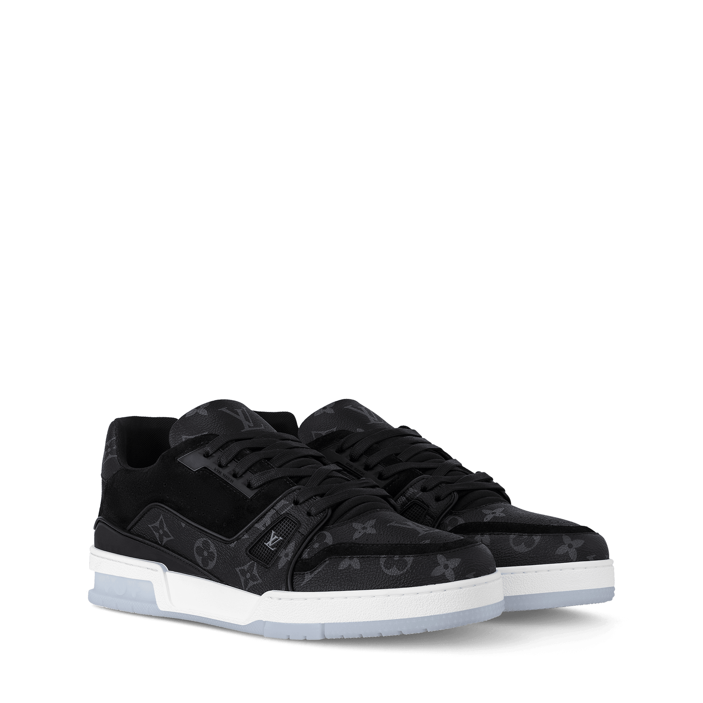 LV Monogram Black Sneakers - Amoda