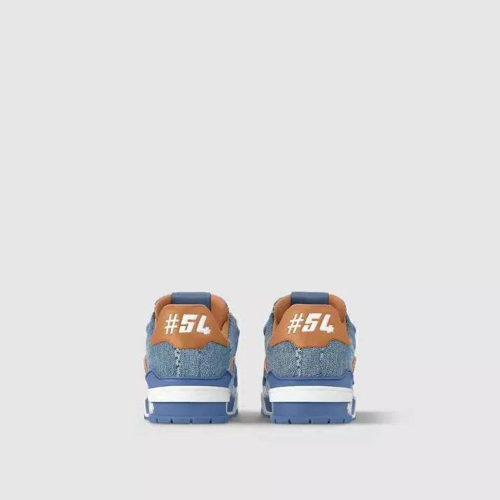 LV Luxury Blue Sneakers - Amoda