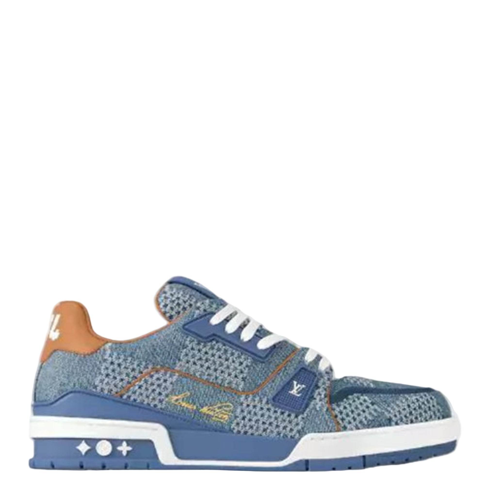 LV Luxury Blue Sneakers - Amoda