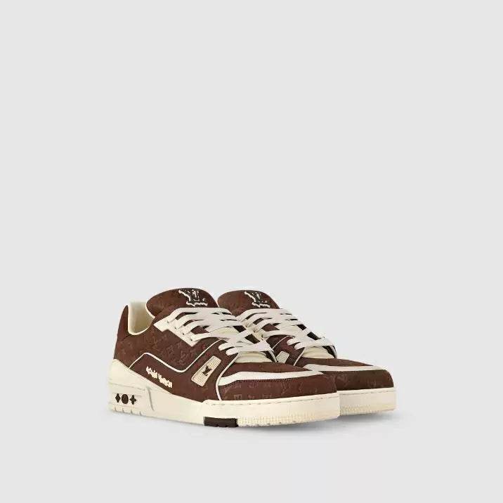 LV Tyler The Creator #54 Brown Monogram Exclusive Sneakers - Amoda